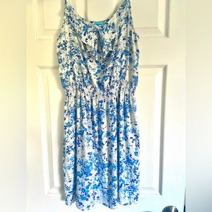 J. McLaughlin $145 silk mini dress in medium